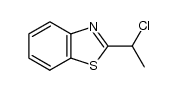 Benzothiazole, 2-(1-chloroethyl)- (9CI) Structure