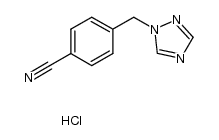 4-(1H-1,2,4-triazol-1-ylmethyl)benzonitrile hydrochloride结构式
