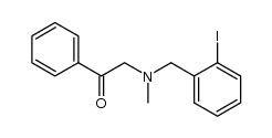 2-((2-iodobenzyl)(methyl)amino)-1-phenylethanone Structure
