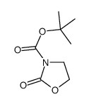 tert-butyl 2-oxo-1,3-oxazolidine-3-carboxylate结构式
