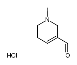1-methyl-1,2,5,6-tetrahydropyridine-3-carboxaldehyde hydrochloride结构式