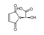 1H-Pyrrole-1-acetic acid,2,5-dihydro--alpha--hydroxy-2,5-dioxo-结构式