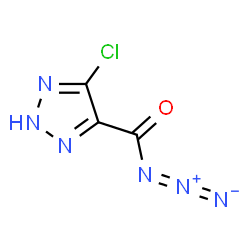 5-CHLORO-1H-[1,2,3]TRIAZOLE-4-CARBONYL AZIDE Structure