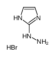 2-Hydrazono-2,3-dihydro-1H-imidazole hydrobromide structure