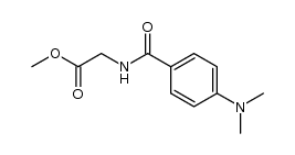 methyl 2-(4-(dimethylamino)benzamido)acetate结构式