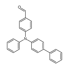 4-(N-(4-phenylphenyl)anilino)benzaldehyde结构式