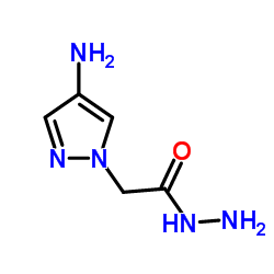 2-(4-Amino-1H-pyrazol-1-yl)acetohydrazide结构式