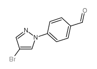 4-(4-Bromo-1H-pyrazol-1-yl)benzaldehyde Structure