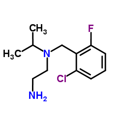 N-(2-Chloro-6-fluorobenzyl)-N-isopropyl-1,2-ethanediamine结构式