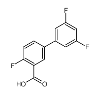 5-(3,5-difluorophenyl)-2-fluorobenzoic acid结构式