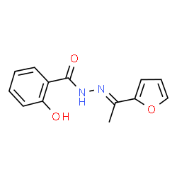 N'-[1-(2-furyl)ethylidene]-2-hydroxybenzohydrazide Structure