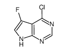 4-Chloro-5-Fluoro-7H-Pyrrolo[2,3-D]Pyrimidine structure