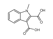 1-methyl-1H-indole-2,3-dicarboxylic acid Structure
