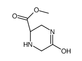 (R)-METHYL 5-OXOPIPERAZINE-2-CARBOXYLATE Structure