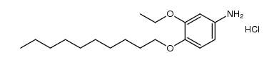 4-decyloxy-3-ethoxyaniline hydrochloride Structure