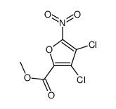 methyl 3,4-dichloro-5-nitrofuran-2-carboxylate Structure