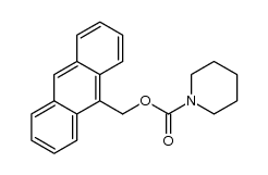 9-anthrylmethyl 1-piperidinecarboxylate Structure