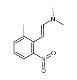 N,N-dimethyl-2-(2-methyl-6-nitrophenyl)ethenamine结构式