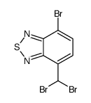 4-Bromo-7-(dibromomethyl)benzo[c][1,2,5]thiadiazole结构式