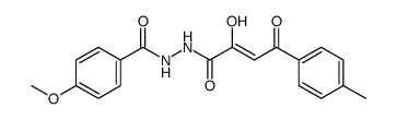 (Z)-N'-(2-hydroxy-4-oxo-4-(p-tolyl)but-2-enoyl)-4-methoxybenzohydrazide Structure