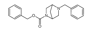 2-benzyl-5-benzyloxycarbonyl-2,5-diazabicyclo[2.2.1]heptane结构式