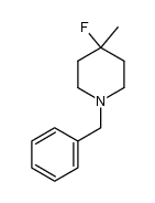 1-benzyl-4-fluoro-4-methylpiperidine结构式