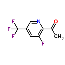 1-[3-Fluoro-5-(trifluoromethyl)-2-pyridinyl]ethanone图片