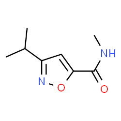 5-Isoxazolecarboxamide,N-methyl-3-(1-methylethyl)-(9CI) Structure
