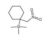 1-(nitromethyl)-1-(trimethylsilyl)cyclohexane Structure