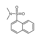 N,N-dimethylnaphthalene-1-sulfonamide结构式