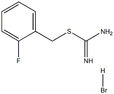 {[(2-氟苯基)甲基]硫烷基}甲亚酰胺氢溴酸盐结构式