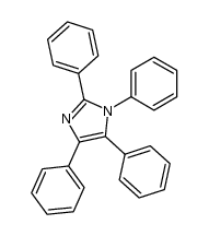 2-(4-phenyl)-1,4,5-triphenyl-1H-imidazole结构式