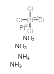 四氨基铂(II)合四氯化铂(II)结构式