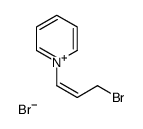 1-(3-bromoprop-1-enyl)pyridin-1-ium,bromide Structure