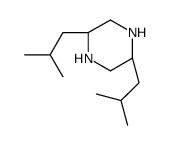 (2S,5S)-2,5-bis(2-methylpropyl)piperazine结构式
