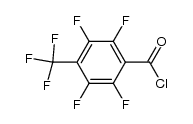 heptafluoro-p-toluyl chloride Structure