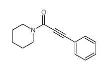 2-Propyn-1-one,3-phenyl-1-(1-piperidinyl)-结构式