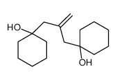 1-[2-[(1-hydroxycyclohexyl)methyl]prop-2-enyl]cyclohexan-1-ol结构式