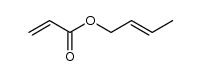 (E)-bu-2-enyl propeonate结构式