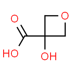 3-hydroxyoxetane-3-carboxylic acid Structure