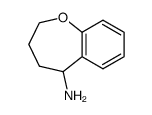 2,3,4,5-TETRAHYDRO-1-BENZOXEPIN-5-AMINE结构式