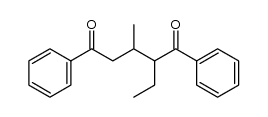 2-Ethyl-3-methyl-1,5-diphenyl-1,5-pentanedione结构式