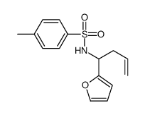 N-[1-(furan-2-yl)but-3-enyl]-4-methylbenzenesulfonamide结构式
