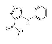 5-anilino-N-methylthiadiazole-4-carboxamide结构式