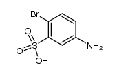 5-amino-2-bromo-benzenesulfonic acid Structure