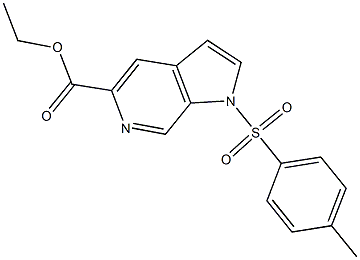 ethyl 1-tosyl-1H-pyrrolo[2,3-c]pyridine-5-carboxylate Structure
