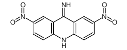 2,7-dinitroacridin-9-amine Structure