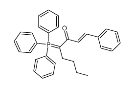 1-cinnamoylpentylidene(triphenyl)phosphorane Structure