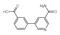 3-(4-(Carboxypyridin-3-yl)benzoic acid结构式