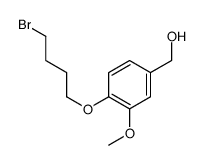 [4-(4-bromobutoxy)-3-methoxyphenyl]methanol Structure